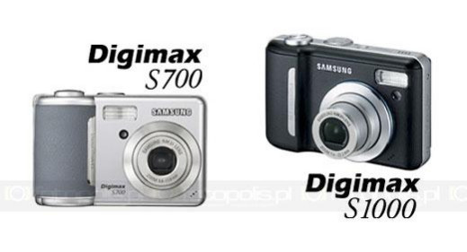 Samsung Digimax S700 i S1000 - następcy
