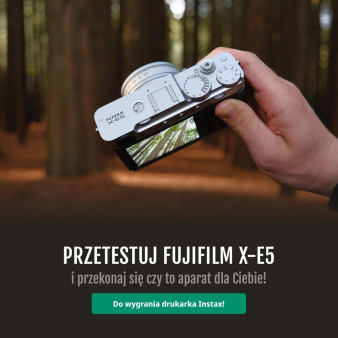 Wiemy już kto przetestuje Fujifilm X-E5 i powalczy o drukarkę Instax Link Wide