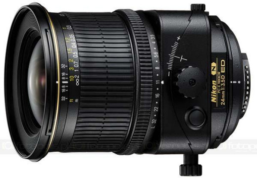 PC-E Nikkor 24mm f/3.5D ED Tilt/Shift - szerokokątnie z korektą perspektywy