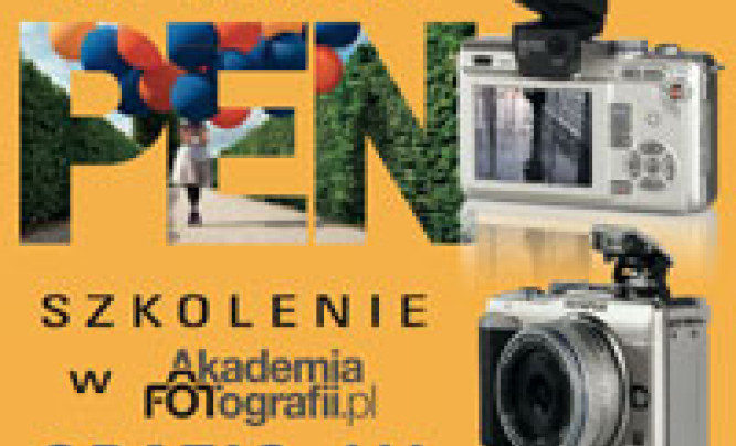  Kup Olympusa PEN, szkolenie w Akademii Fotografii dostaniesz gratis