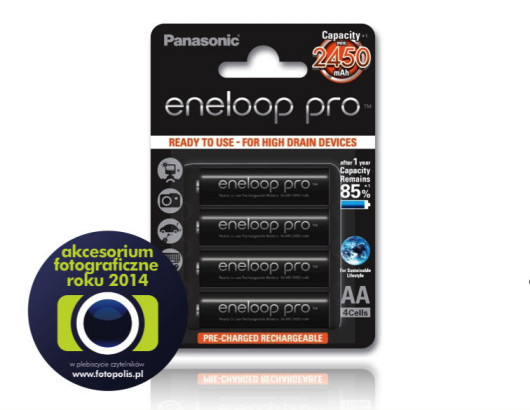 Akcesorium fotograficzne roku 2014: akumulatorki Panasonic Eneloop Pro
