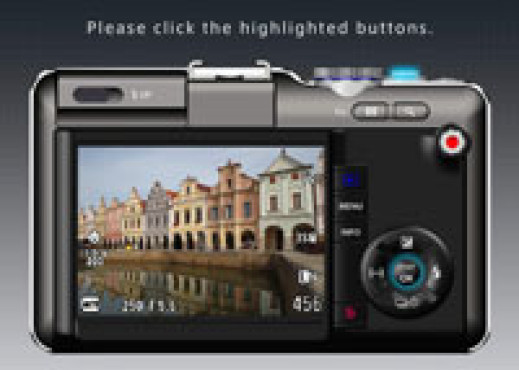Live Guide Olympusa na stronie internetowej