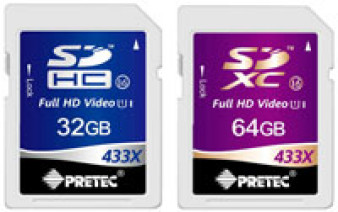 Pretec SDXC/SDHC 433x Class 16