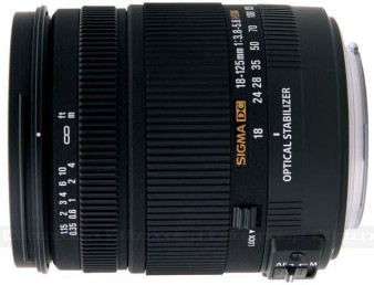 Sigma 18-125mm F3.8-5.6 DC OS HSM - zamiennik kita ze stabilizacją