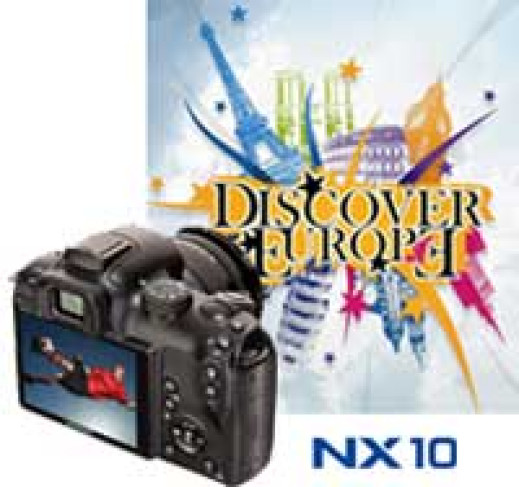 Testowanie Samsunga NX10 podczas imprezy "Discover Europe"