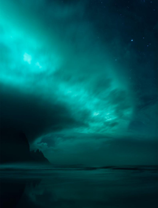 Mikkel Beiter - I miejsce w kategorii Aurorae, zdjęcie przedstawia zorzę polarną Borealis