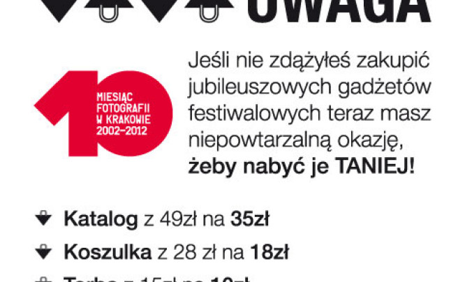  Promocja na gadżety Miesiąca Fotografii w Krakowie