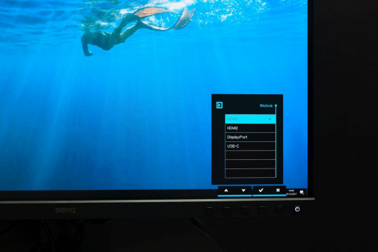 Menu monitora BenQ SW271
