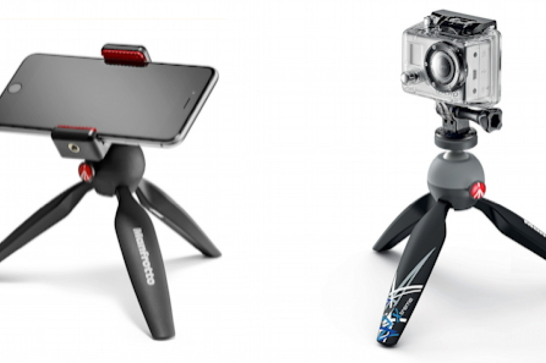 Manfrotto PIXI Extreme i Smart - kompaktowe statywy do smartfonów i kamer sportowych