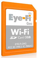 Eye-Fi Geo - geotagowanie w trakcie przesyłania