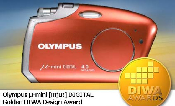  Olympus mju-mini DIGITAL pierwszym laureatem nagrody DIWA za design