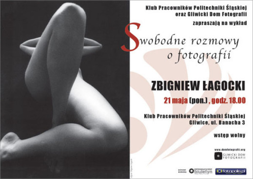 "Swobodne rozmowy o fotografii" z prof. Zbigniewem Łagockim