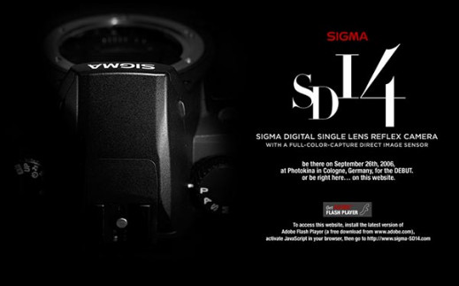 Sigma SD14 - premiera za cztery tygodnie