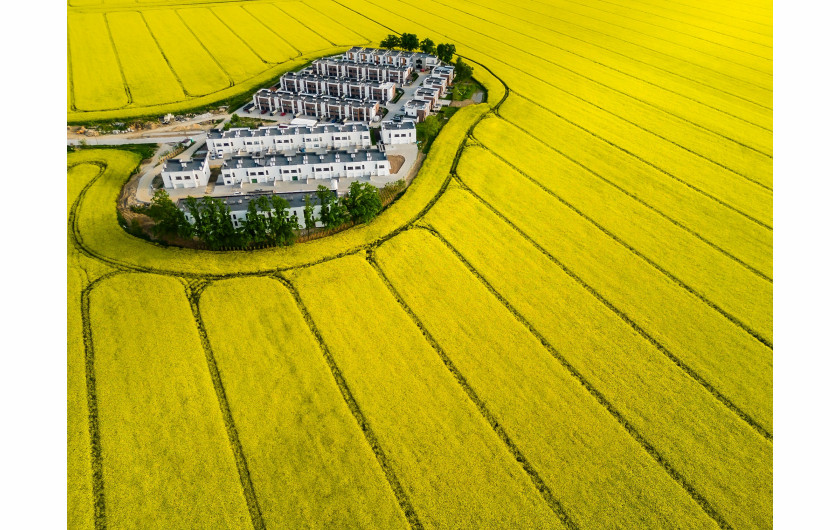 Fot. Agnieszka Wieczorek, Living inside the yellow fields, 2. miejsce w kat. Nature / Aerial / IAP 2024