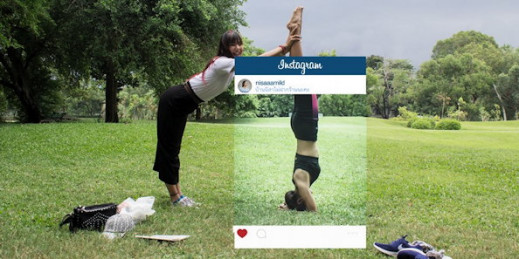 Jak Instagram zniekształca rzeczywistość w zabawnej serii “#slowlife”