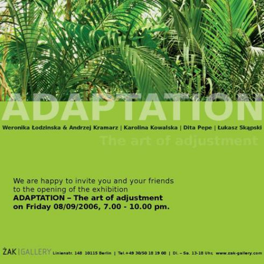 "Adaptacja. Sztuka dopasowania się" w ŻAK Gallery