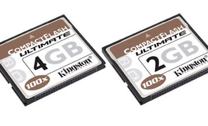  Kingston CompactFlash Ultimate - 2 GB i 4 GB 100x