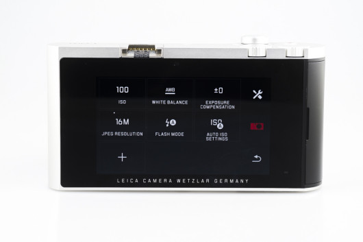 Leica T - menu MyCamera Leica T