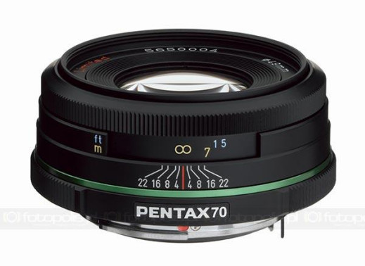 Pentax DA 70 mm F2.4 Limited - dane techniczne