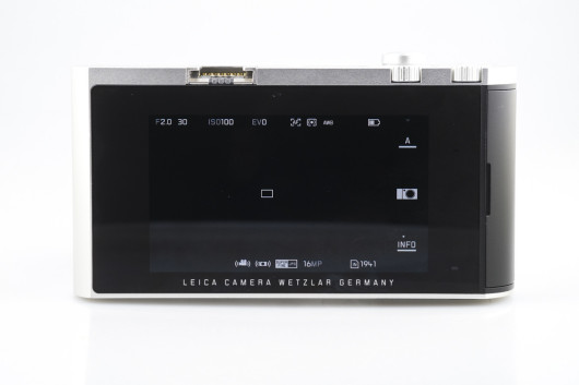 Leica T - dotykowy ekran