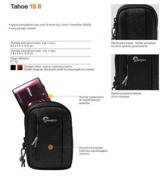 Lowepro Tahoe 15 II