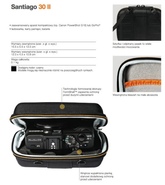 Lowepro Santiago 30 II