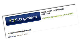 Newsletter fotopolis.pl częściej