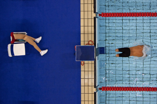 Specjalne wyróżnienie, Zwycięzca w kategorii Sporty wodne, Paralympic swimmer, Bob Martin, 2004