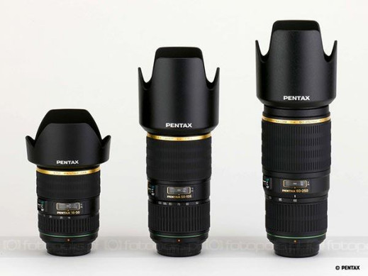 Pentax - 3 obiektywy z gwiazdką