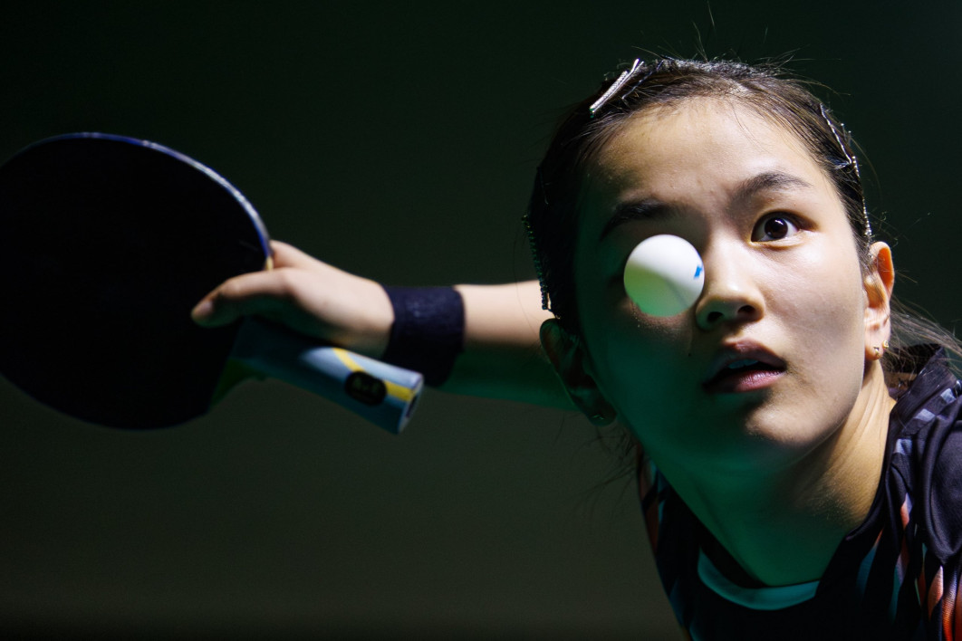 Fot. Abelardo Mendes Jr, "Kim Nayeong, WTT Foz do Iguaçu", 1. miejsce w kat. Racquet Sports / World Sports Photography Awards 2026