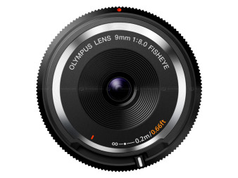 Olympus Fisheye 9 mm f/8 - obiektyw dekielkowy