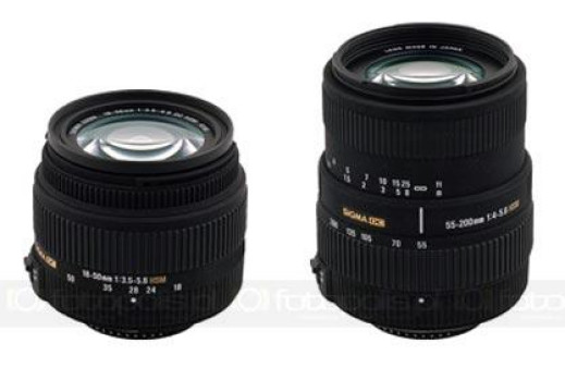 Standardowe zoomy Sigmy do Nikona D40/D40x