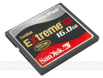 SanDisk Extreme III 12 GB oraz 16 GB CompactFlash - ekstremalnie