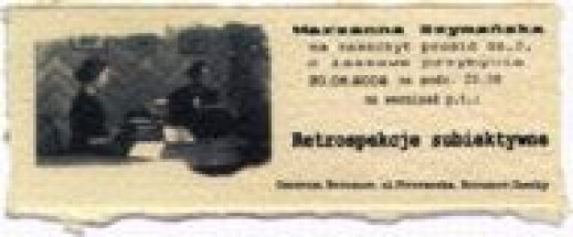 "Retrospekcje subiektywne "w Czechach