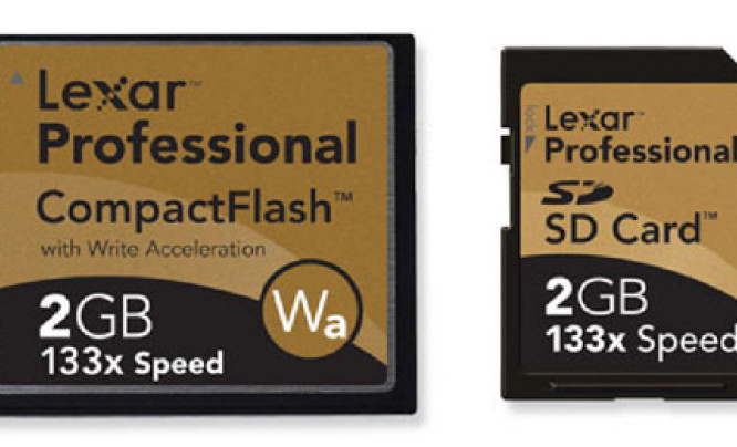  Lexar 133X CompactFlash i Secure Digital - minimum 20MB/s