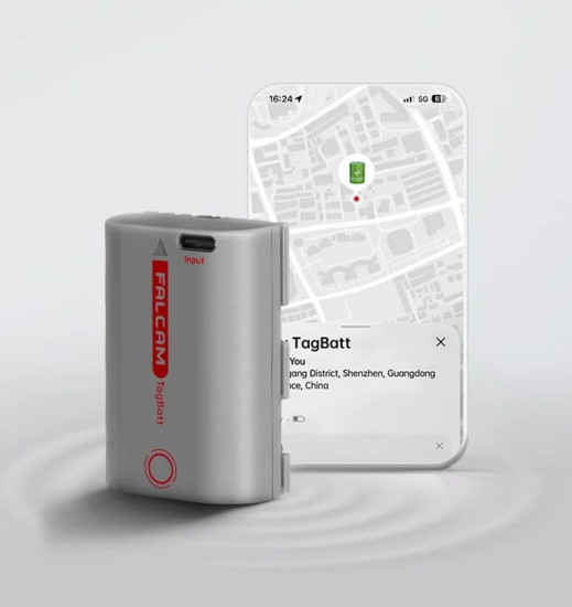 AirTag w akumulatorze. Falcam wprowadza na rynek baterie do aparatów z USB-C i wbudowanym lokalizatorem