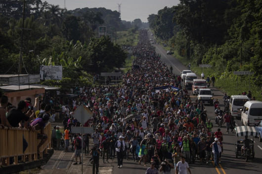 Nagroda Pulitzera 2019 w kategorii Breaking News Photography - redakcja fotograficzna Reuters | Ożywiona i zaskakująca wizualna narracja o potrzebie, desperacji i smutku migrantów podczas ich podróży do USA z Ameryki Środkowej i Południowej.