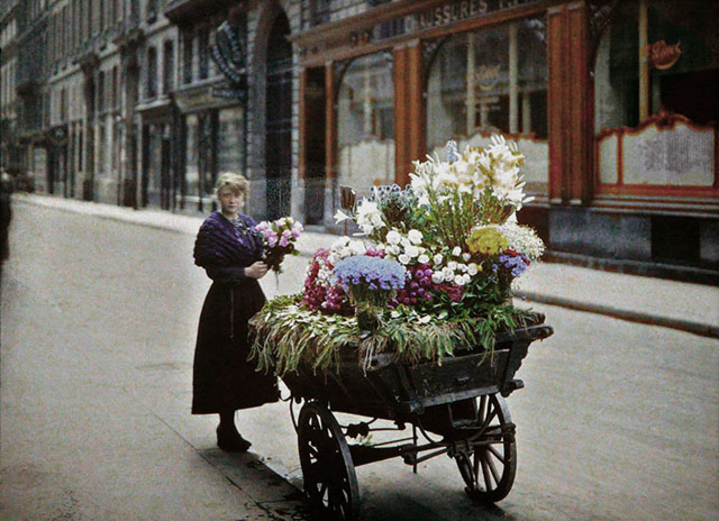 Цветочница начала 20 века Париж