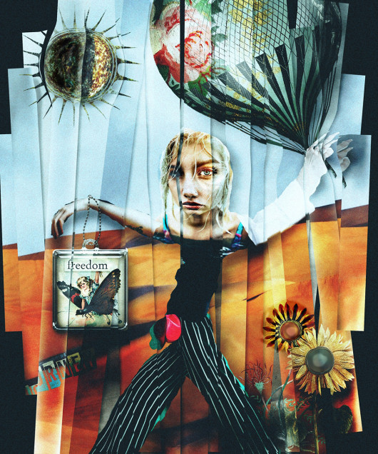 fot. Jo Sullivan Freedom Journey,  1. miejsce w kategorii Digital Fine Art / Mobile Photography Awards 2018