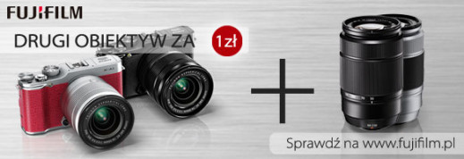 Fujifilm X-A1 i X-M1 - drugi obiektyw za złotówkę