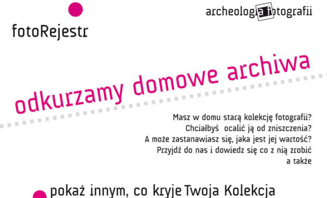  FotoRejestr - nowy projekt Fundacji Archeologia Fotografii