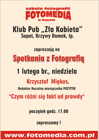 "Czym różni się fakt od prawdy" - spotkanie z Krzysztofem Miękusem