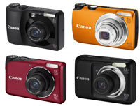 Canon PowerShot A800, A1200, A2200, A3200 IS oraz A3300 IS