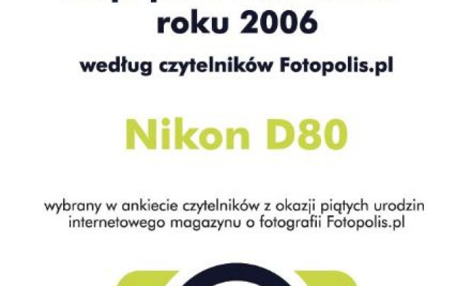  Plebiscyt na najlepsze produkty i wydarzenia fotograficzne w 2006 roku - wyniki