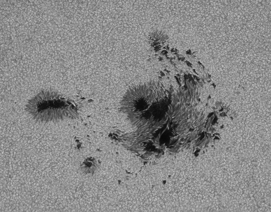 fot. Haiyang Zong, AR2673r, 1. miejsce w kategorii Our Sun / Insight Astronomy Photographer of the Year 2018