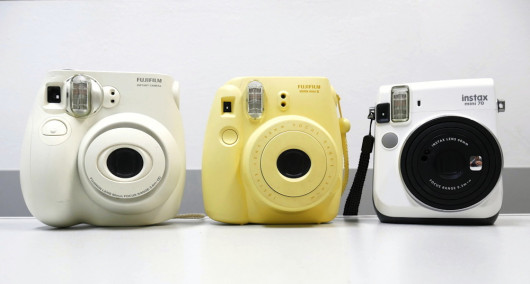 Od lewej: Instax Mini 7s, Instax Mini 8, Instax Mini 70