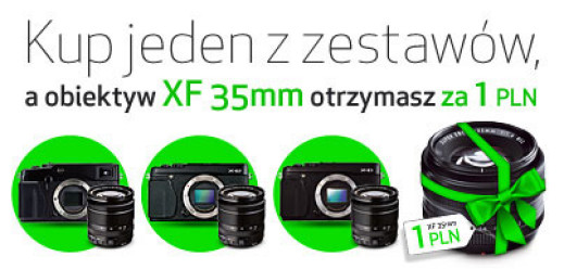 Nowa promocja Fujifilm - obiektyw Fujinon XF 35 mm za złotówkę