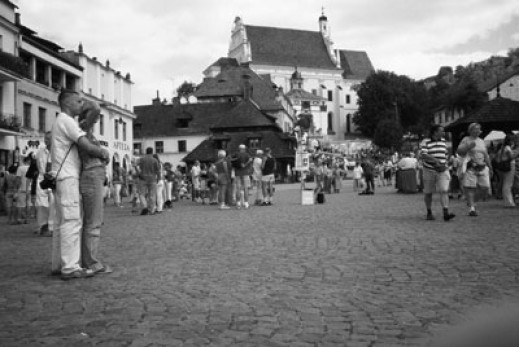 Bezdomna w Kazimierzu Dolnym