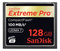 SanDisk Extreme Pro CompactFlash 128GB
