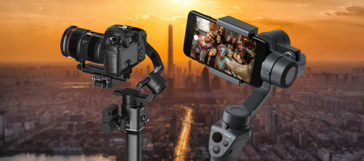 DJI Ronin S i Osmo 2 Mobile - nowe stabilizatory do aparatów i smartfonów zagwarantują płynne ujęcia zawodowcom i amatorom